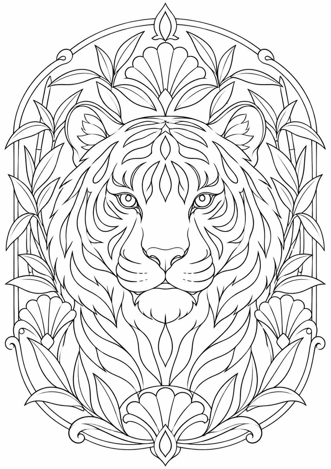 The patterned tiger
