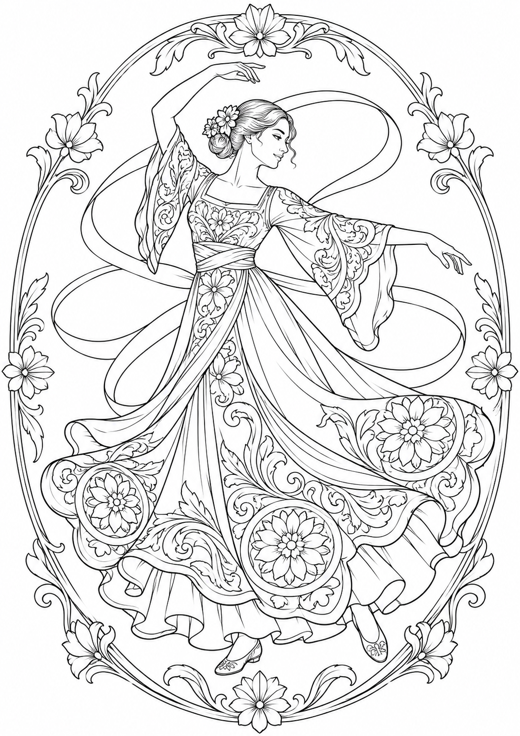 The flowing dancer