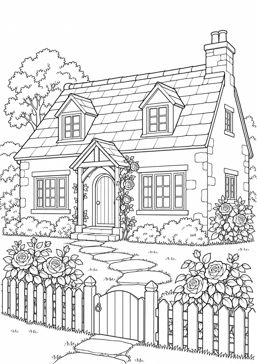 The cottage in the garden