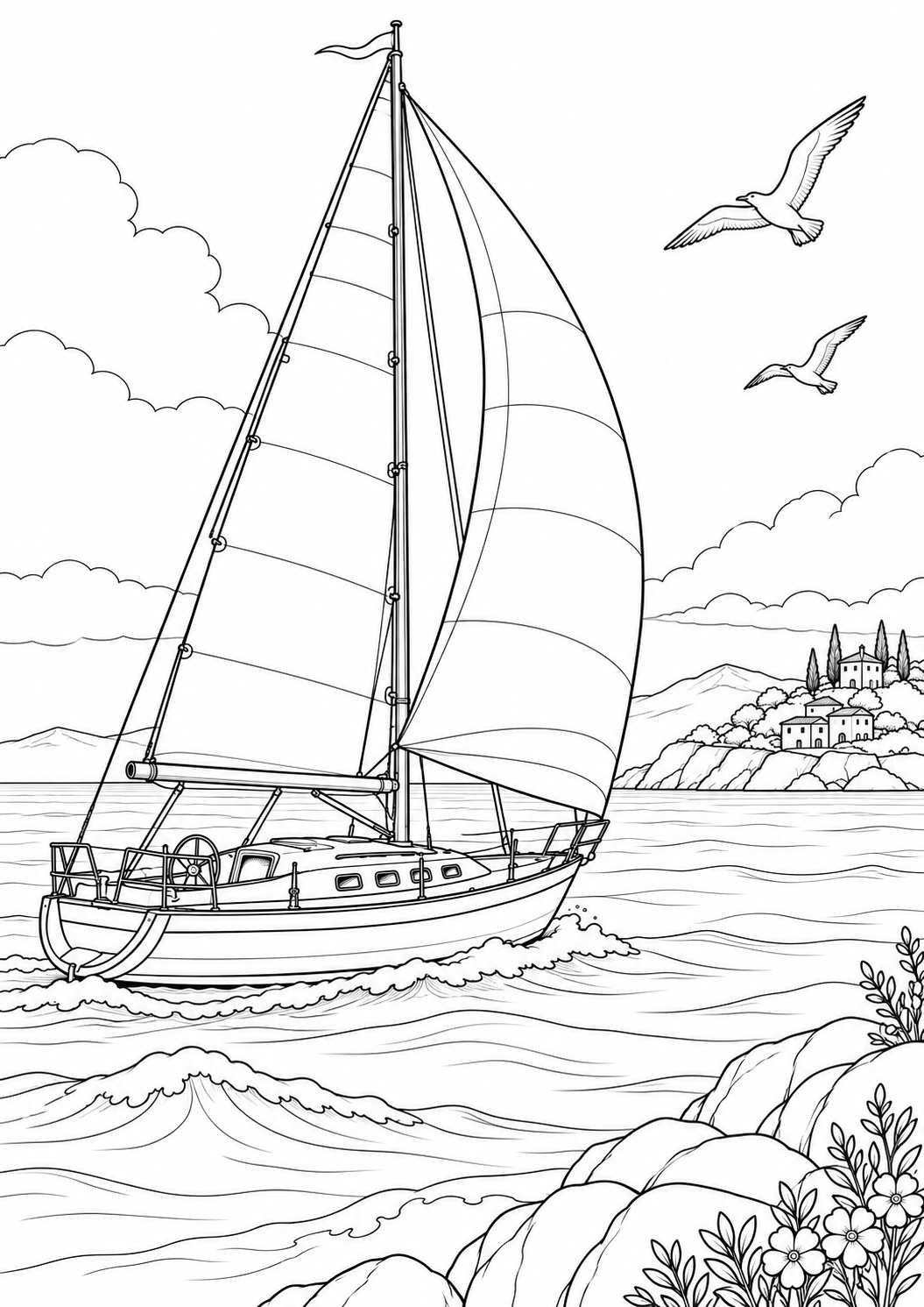 Sailing beyond the bay