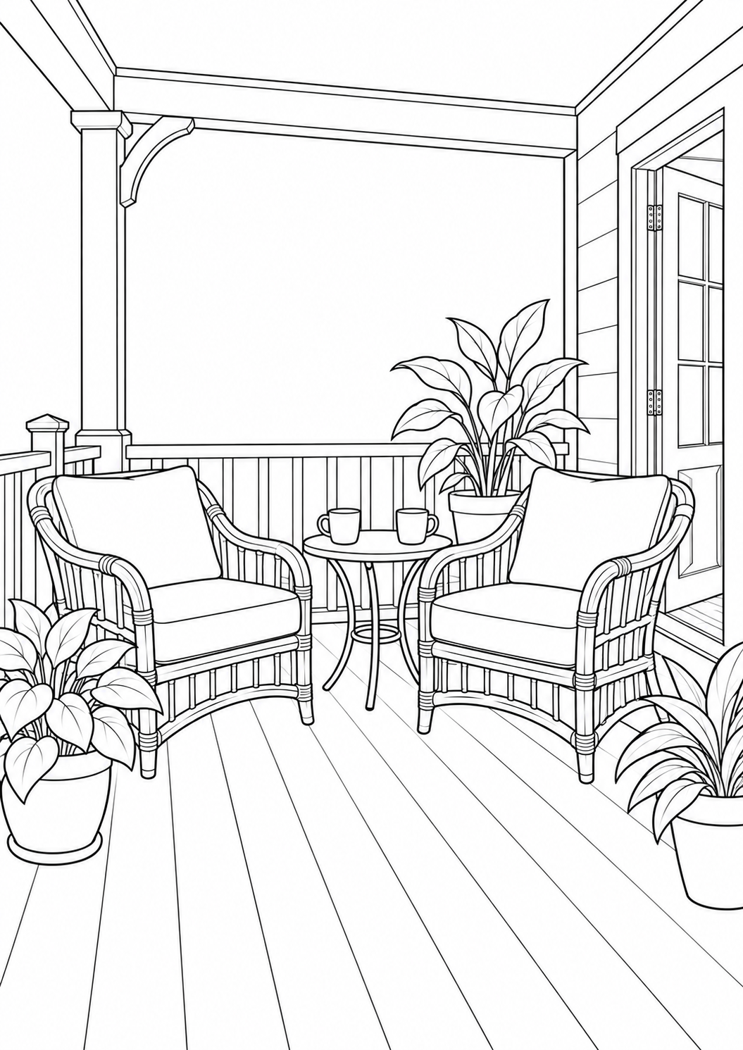 A quiet veranda